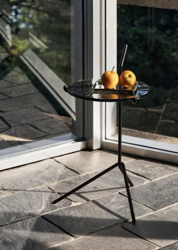 &Tradition Tische-&Tradition Halten SH9 Beistelltisch, Rauchglas - warmes Schwarz