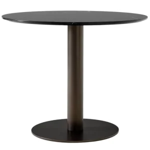 Audo Copenhagen Tische-&Tradition In Between SK18 Tisch, Bronzefarben – schwarzer Marmor