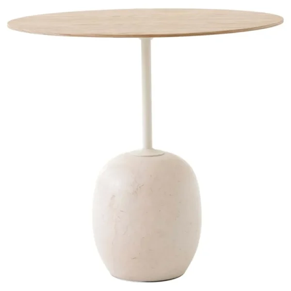 &Tradition Tische-&Tradition Lato LN9 Couchtisch, Eiche - Creme Diva Marmor