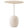 &Tradition Tische-&Tradition Lato LN8 Couchtisch, Eiche - Creme Diva Marmor