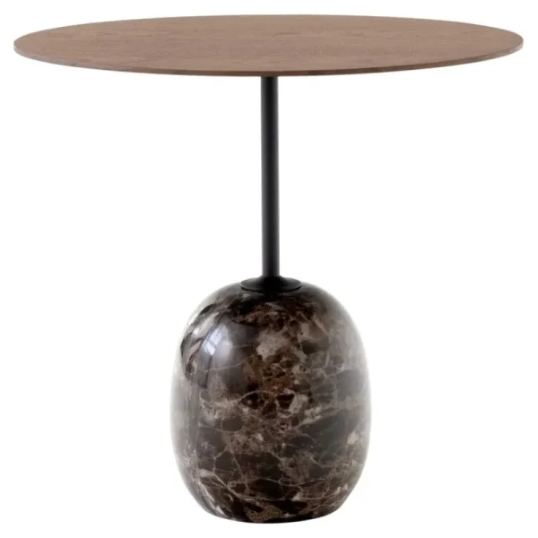 &Tradition Tische-&Tradition Lato LN9 Couchtisch, Walnuss - Emperador Marmor