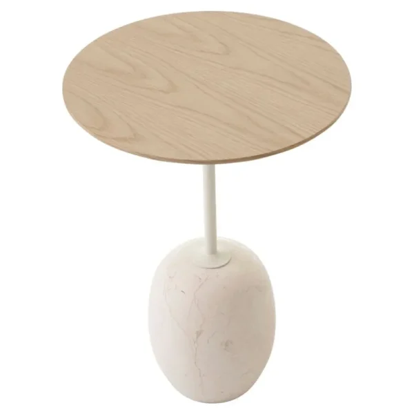 &Tradition Tische-&Tradition Lato LN8 Couchtisch, Eiche - Creme Diva Marmor