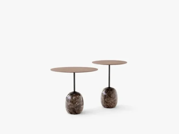&Tradition Tische-&Tradition Lato LN9 Couchtisch, Walnuss - Emperador Marmor