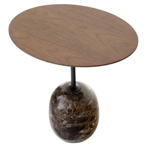 &Tradition Tische-&Tradition Lato LN9 Couchtisch, Walnuss - Emperador Marmor