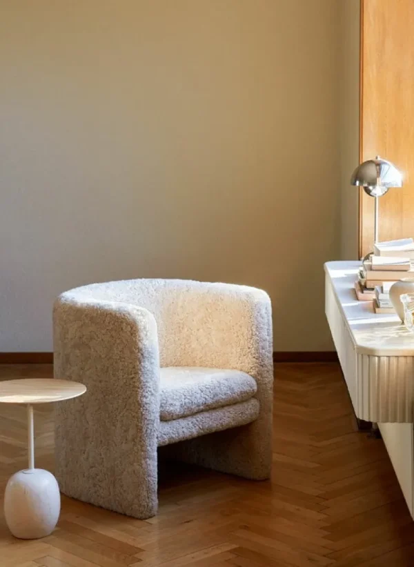 &Tradition Tische-&Tradition Lato LN8 Couchtisch, Eiche - Creme Diva Marmor