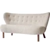 HAY Sofas Und Liegen-&Tradition Little Petra VB2 Sofa, Karakorum 003 – Nussbaum geölt