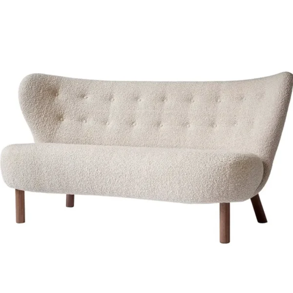 HAY Sofas Und Liegen-&Tradition Little Petra VB2 Sofa, Karakorum 003 – Nussbaum geölt