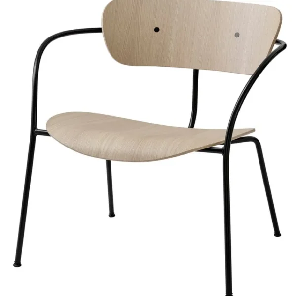 &Tradition Sitzgelegenheiten-&Tradition Loungesessel Pavilion AV5, Eiche lackiert
