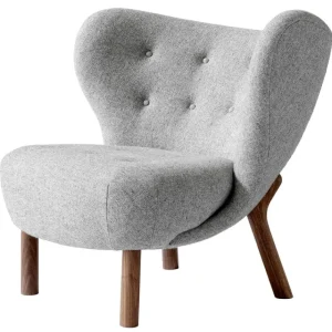 Fredericia Sitzgelegenheiten-&Tradition Loungesessel Little Petra, Hallingdal 130 – Nussbaum