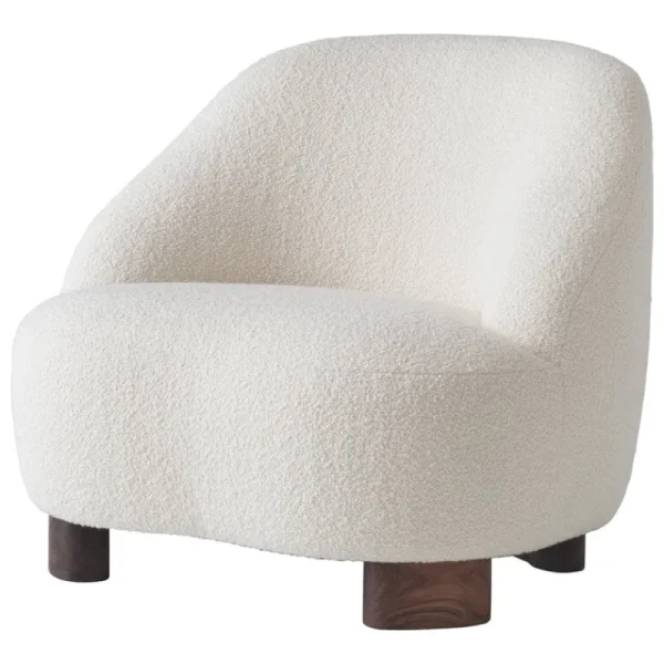 Normann Copenhagen Sitzgelegenheiten-&Tradition Margas LC1 Loungesessel, Nussbaum - Karakorum 001