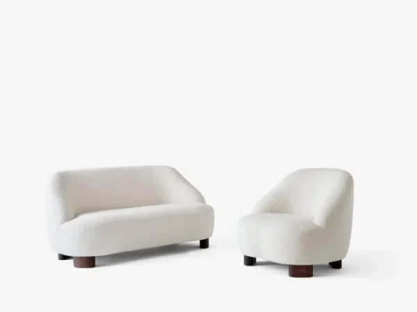 Normann Copenhagen Sitzgelegenheiten-&Tradition Margas LC1 Loungesessel, Nussbaum - Karakorum 001