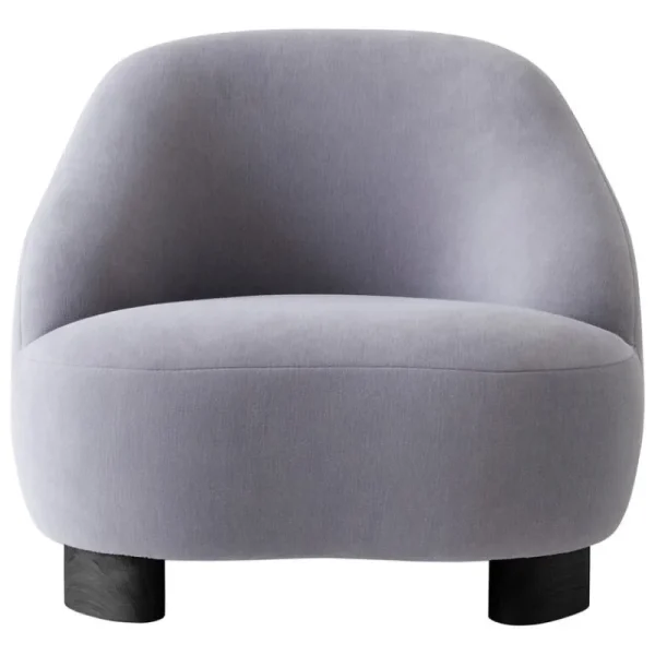 &Tradition Sitzgelegenheiten-&Tradition Margas LC1 Loungesessel, Eiche schwarz lackiert - Gentle 133
