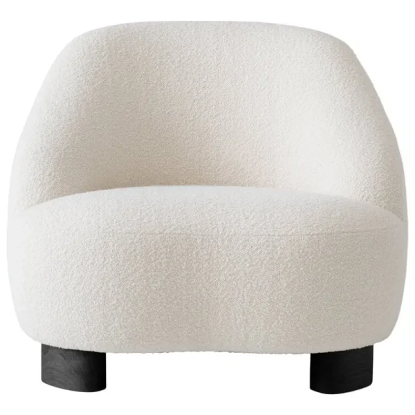 Normann Copenhagen Sitzgelegenheiten-&Tradition Margas LC1 Loungesessel, Eiche schwarz lackiert - Karakorum 001
