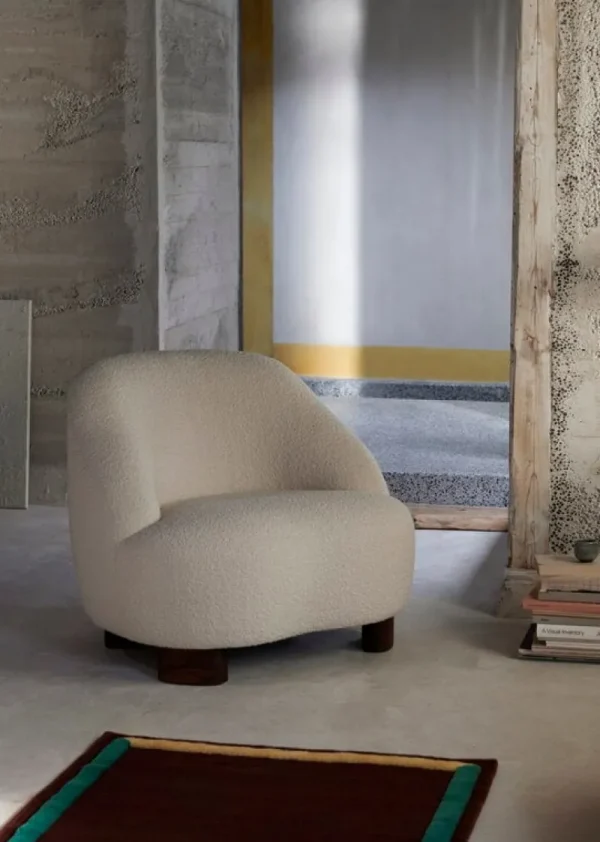 Normann Copenhagen Sitzgelegenheiten-&Tradition Margas LC1 Loungesessel, Eiche schwarz lackiert - Karakorum 001