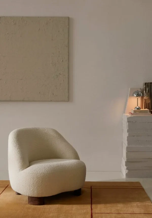 Normann Copenhagen Sitzgelegenheiten-&Tradition Margas LC1 Loungesessel, Nussbaum - Karakorum 001
