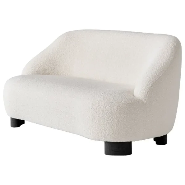 &Tradition Sofas Und Liegen-&Tradition Margas LC3 2-Sitzer-Sofa, Eiche schwarz lackiert - Karakorum 001