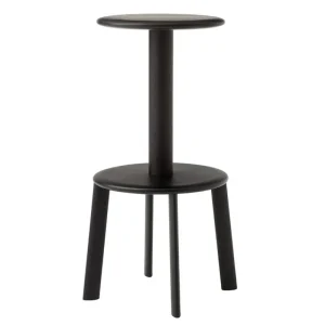 Artek Sitzgelegenheiten-&Tradition Massif AV40 Barhocker, dunkel gebeizte Eiche - warmes Schwarz