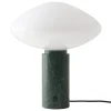 Flos Tischlampen-&Tradition Mist AP17 Tischleuchte, Guatemala-Verde-Marmor - Opalglas