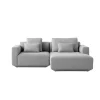 Warm Nordic Sofas Und Liegen-&Tradition Modulares Sofa Develius B mit Kissen, Fiord 151