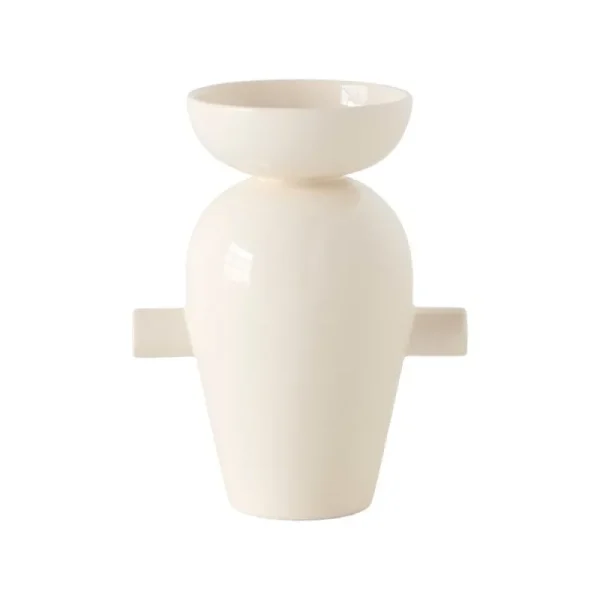 Normann Copenhagen Vasen-&Tradition Momento Vase JH40, Cremeweiß