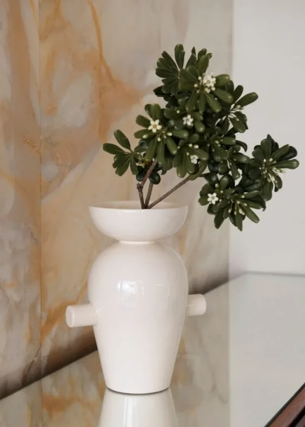 Normann Copenhagen Vasen-&Tradition Momento Vase JH40, Cremeweiß
