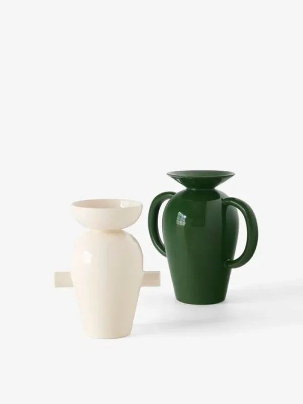 Normann Copenhagen Vasen-&Tradition Momento Vase JH40, Cremeweiß