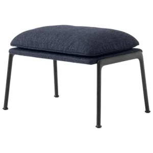&Tradition Sitzgelegenheiten-&Tradition Muno LN20 Fußhocker, warm black - dunkelblau Ecriture 0780
