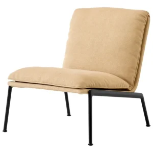 Fritz Hansen Sitzgelegenheiten-&Tradition Muno LN18 Loungesessel, warm black - dunkelbeige Clay 0007