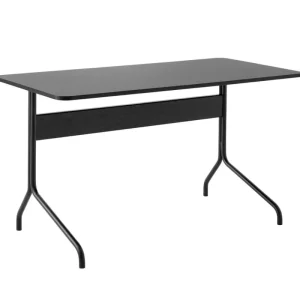 &Tradition Schreibtische Und Raumtrenner | Tische^&Tradition Pavilion AV16 Schreibtisch, schwarzes Linoleum – Schwarz