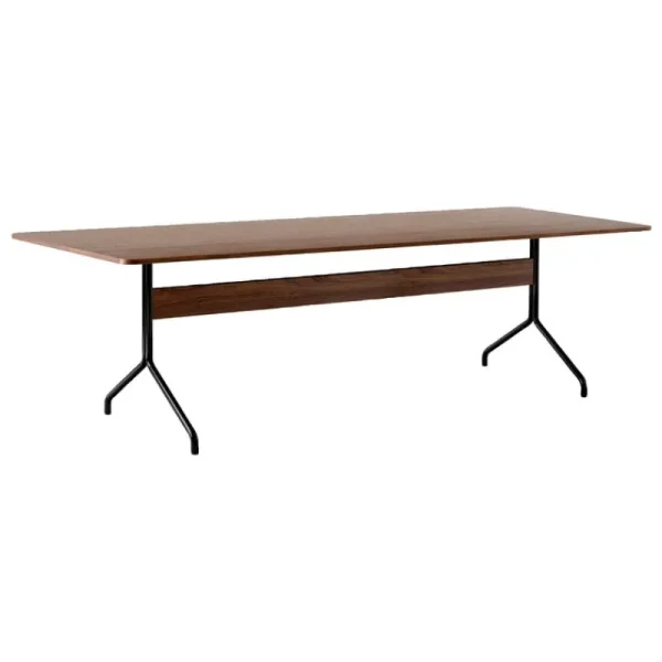 &Tradition Schreibtische Und Raumtrenner | Tische^&Tradition Pavilion AV24 Tisch, Schwarz - Walnuss lackiert