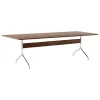 &Tradition Schreibtische Und Raumtrenner | Tische^&Tradition Pavilion AV24 Tisch, Chrom - Walnuss lackiert
