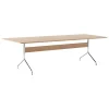 &Tradition Schreibtische Und Raumtrenner | Tische^&Tradition Pavilion AV24 Tisch, Chrom - Eiche lackiert