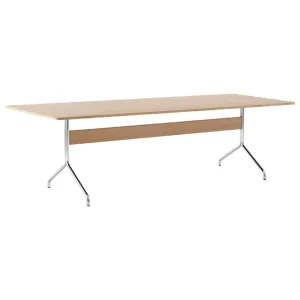 &Tradition Schreibtische Und Raumtrenner | Tische^&Tradition Pavilion AV24 Tisch, Chrom - Eiche lackiert