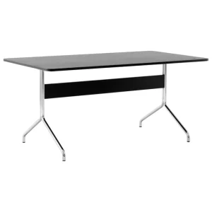 &Tradition Schreibtische Und Raumtrenner | Tische^&Tradition Pavilion AV18 Tisch, Chrom - Eiche schwarz lackiert