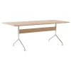 &Tradition Schreibtische Und Raumtrenner | Tische^&Tradition Pavilion AV19 Tisch, Chrom - Eiche lackiert