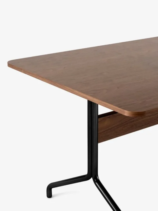 &Tradition Schreibtische Und Raumtrenner | Tische^&Tradition Pavilion AV24 Tisch, Schwarz - Walnuss lackiert
