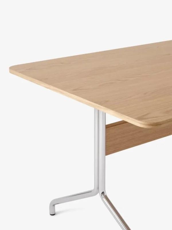 &Tradition Schreibtische Und Raumtrenner | Tische^&Tradition Pavilion AV24 Tisch, Chrom - Eiche lackiert