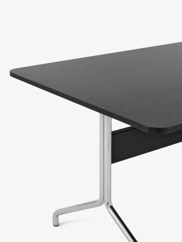 &Tradition Schreibtische Und Raumtrenner | Tische^&Tradition Pavilion AV19 Tisch, Chrom - Eiche schwarz lackiert