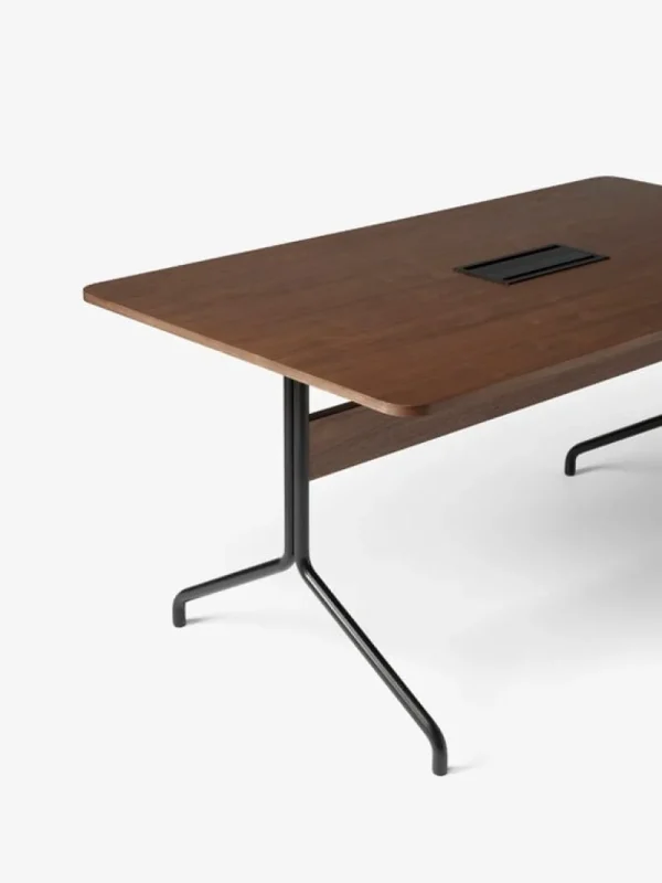&Tradition Schreibtische Und Raumtrenner | Tische^&Tradition Pavilion AV18 Tisch, Chrom - Walnuss lackiert