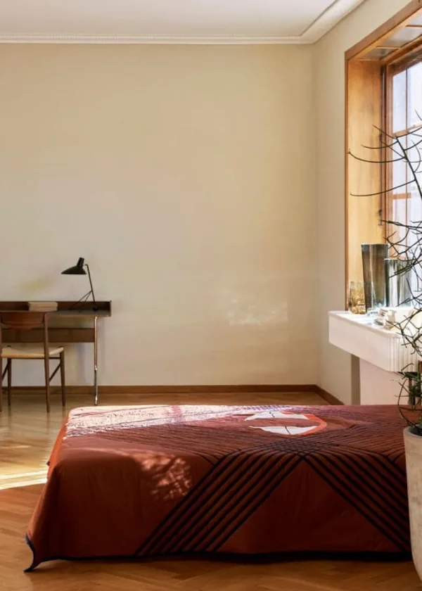 &Tradition Schreibtische Und Raumtrenner | Tische^&Tradition Pavilion AV17 Schreibtisch, Iron-Linoleum – Nussbaum – Chrom