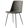 Sibast Sitzgelegenheiten-&Tradition Rely HW6 Stuhl, Schwarz – Steingrau