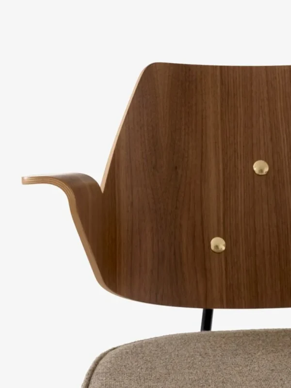 Fritz Hansen Sitzgelegenheiten-&Tradition RFH RD7 Sessel, Nussbaum- und Buchenfurnier - braun