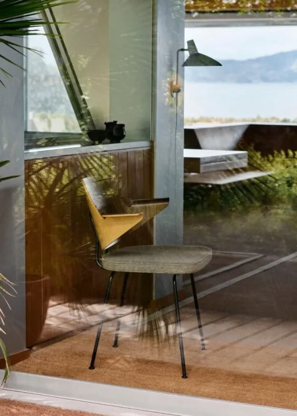 Fritz Hansen Sitzgelegenheiten-&Tradition RFH RD7 Sessel, Nussbaum- und Buchenfurnier - braun