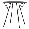 Muuto Tische-&Tradition RFH RD5 Terrassentisch, 75 cm, schwarz - schwarzes Laminat