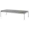 Artek Tische-&Tradition Sett LN12 Couchtisch, Rauchglas - dunkles Chrom