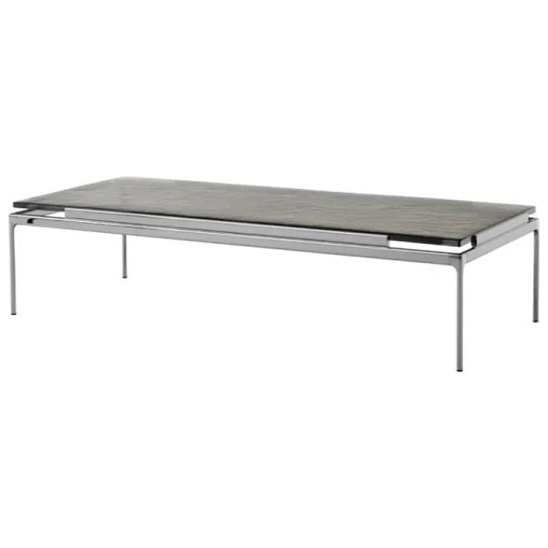 Artek Tische-&Tradition Sett LN12 Couchtisch, Rauchglas - dunkles Chrom