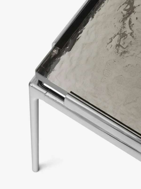 Artek Tische-&Tradition Sett LN12 Couchtisch, Rauchglas - dunkles Chrom