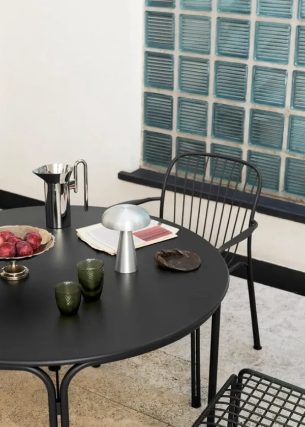 &Tradition Terrassenmöbel^&Tradition Thorvald SC98 Esstisch, rund, 115 cm, Schwarz