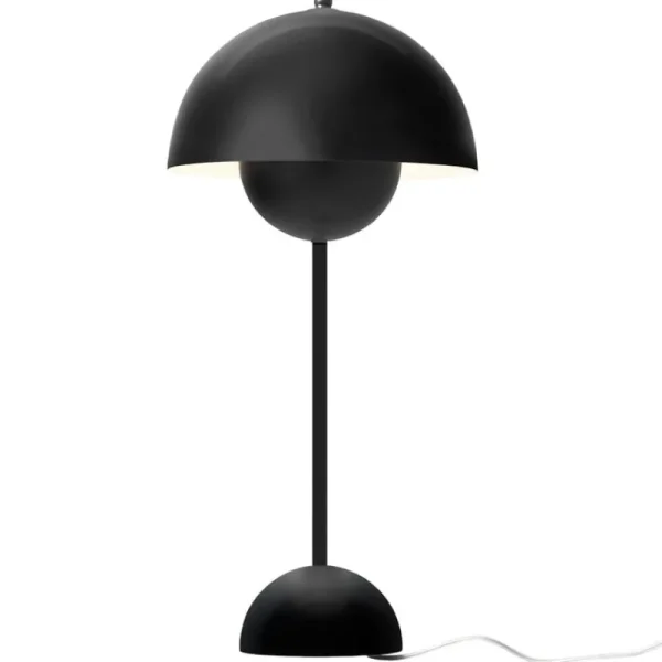 Artemide Tischlampen-&Tradition Tischleuchte Flowerpot VP3, mattschwarz