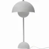 Kinder &Tradition Möbel Für Das Kinderzimmer | Tischlampen^&Tradition Tischleuchte Flowerpot VP3, matt hellgrau